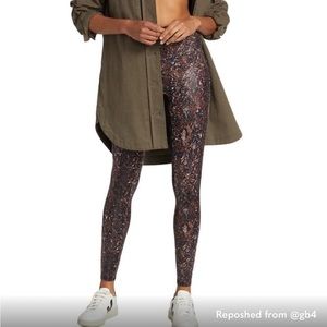 Spanx Faux Snakeskin Leggings NWT